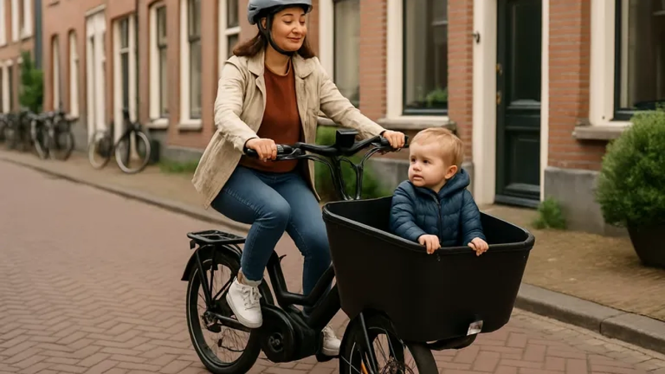Wendbaar en ruimtebesparend: de compacte elektrische bakfiets voor elke dag
